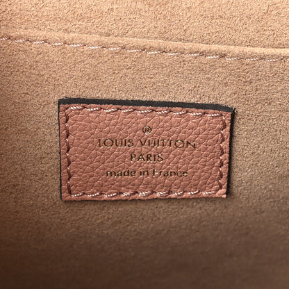 Louis Vuitton Grained Calfskin Lockme Chain Bag PM Rose Silk 6 of 9