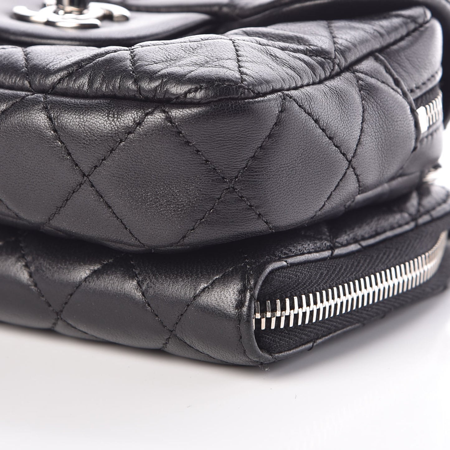 Lambskin Quilted New Mini Flap Black