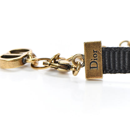 Christian Dior Grosgrain Ribbon J'Adior Logo Choker Necklace Black 3 of 3