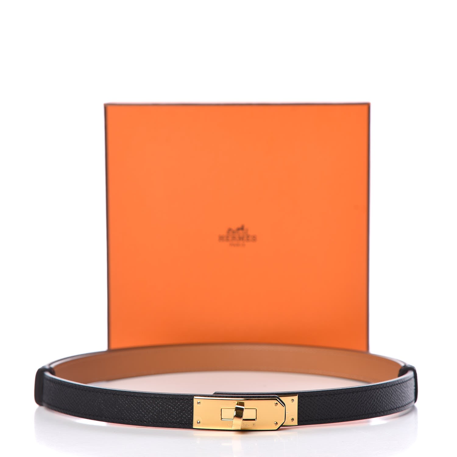 Hermes Epsom Kelly Belt Black 6 of 6