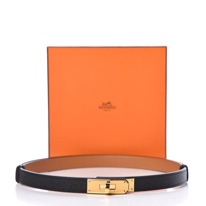 Hermes Epsom Kelly Belt Black 6 of 6