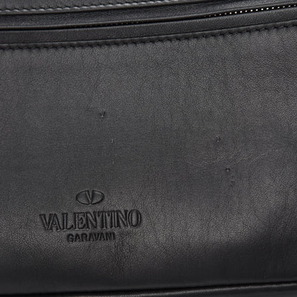Valentino Garavani Calfskin Go Logo Belt Bag Black White 8 of 10