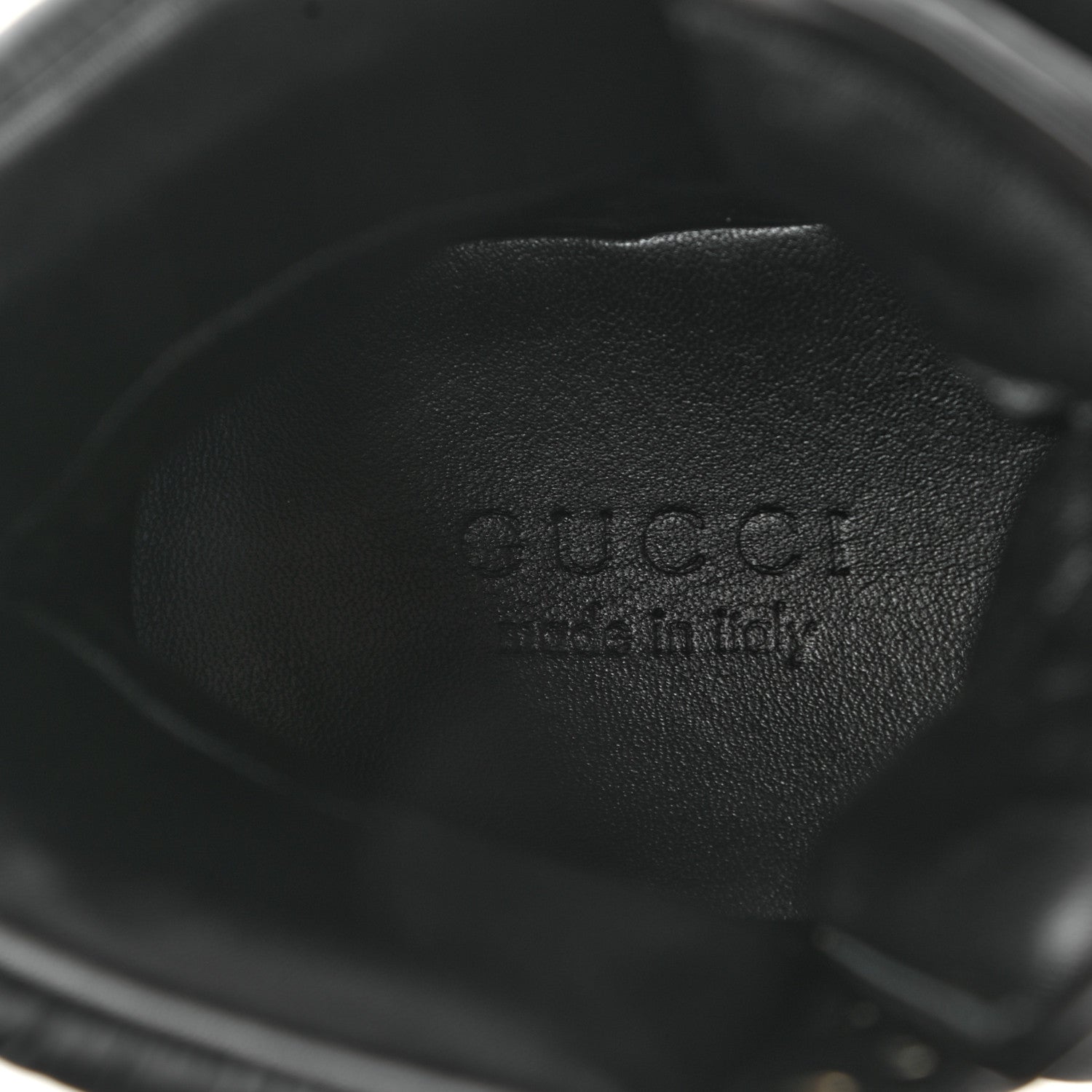 Gucci Nylon Calfskin Mens High Top Sneakers 8.5 Black 7 of 9
