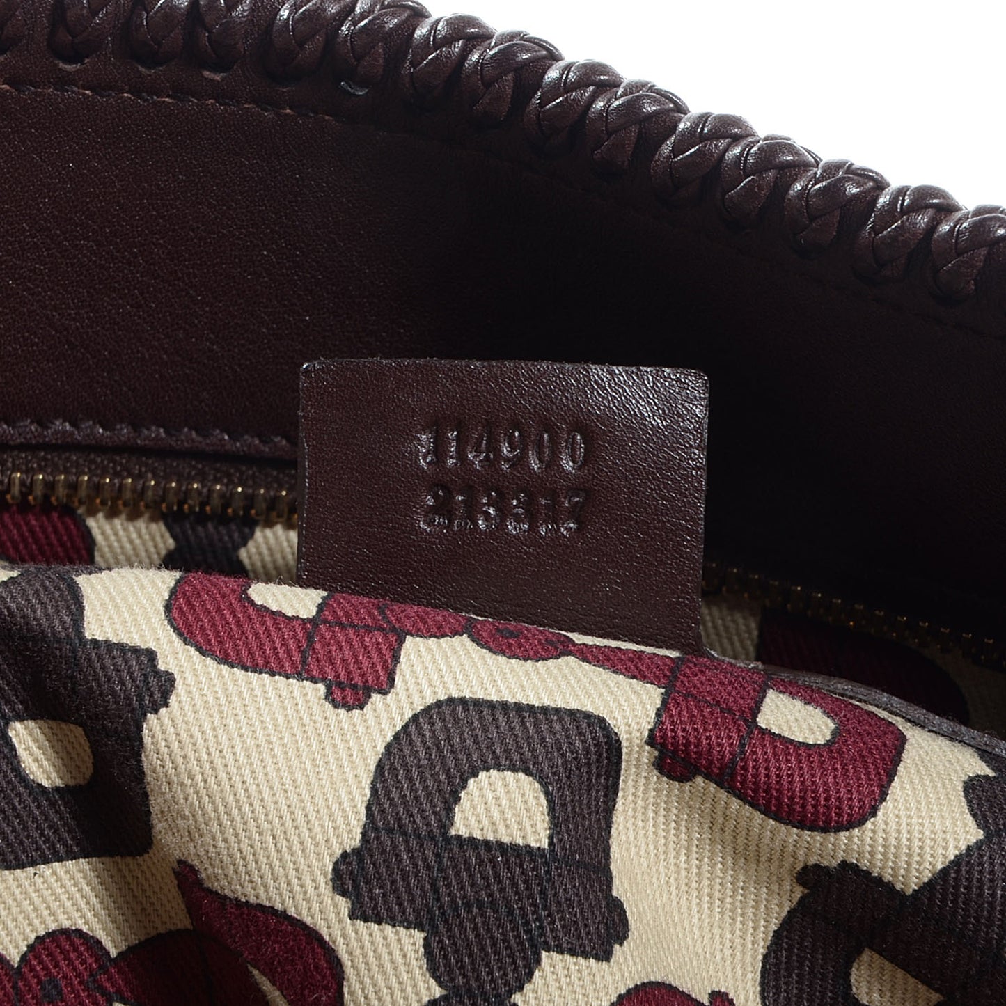 Guccissima Large Horsebit Chain Hobo Dark Brown