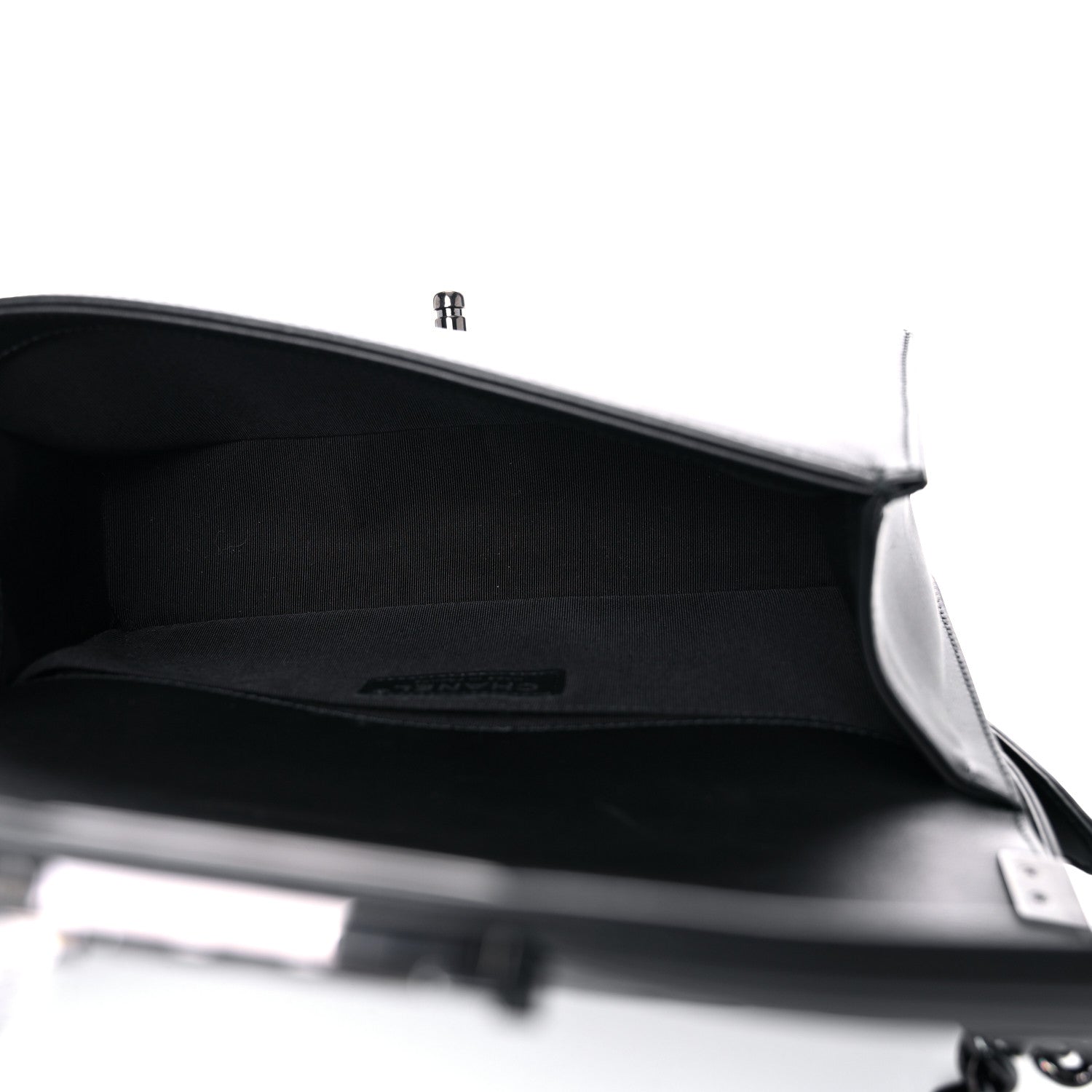 Chanel Calfskin Quilted Medium Boy Flap So Black 4 of 10