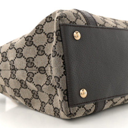 Gucci Monogram Abbey Medium Tote Dark Brown 9 of 10