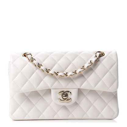 Chanel Caviar Quilted Small Double Flap White 1 of 11