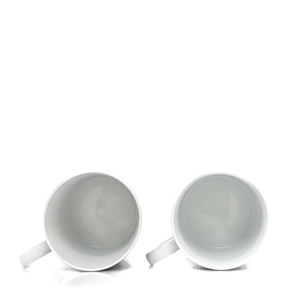 Hermes Porcelain H Deco Mug Set of 2 4 of 10