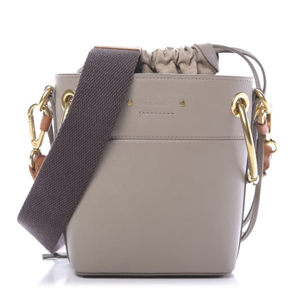 Chloe Smooth Calfskin Mini Roy Bucket Bag Motty Grey 1 of 11