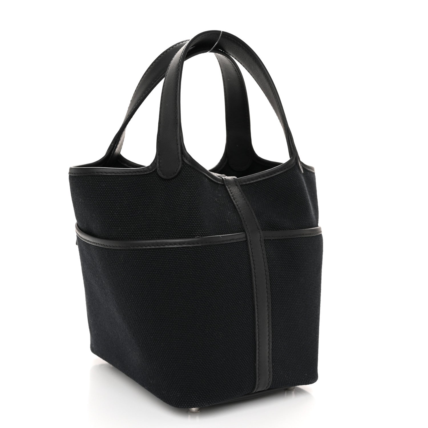 Hermes Toile Goeland Swift Cargo Picotin Lock 18 Bleu Marine Black 3 of 11
