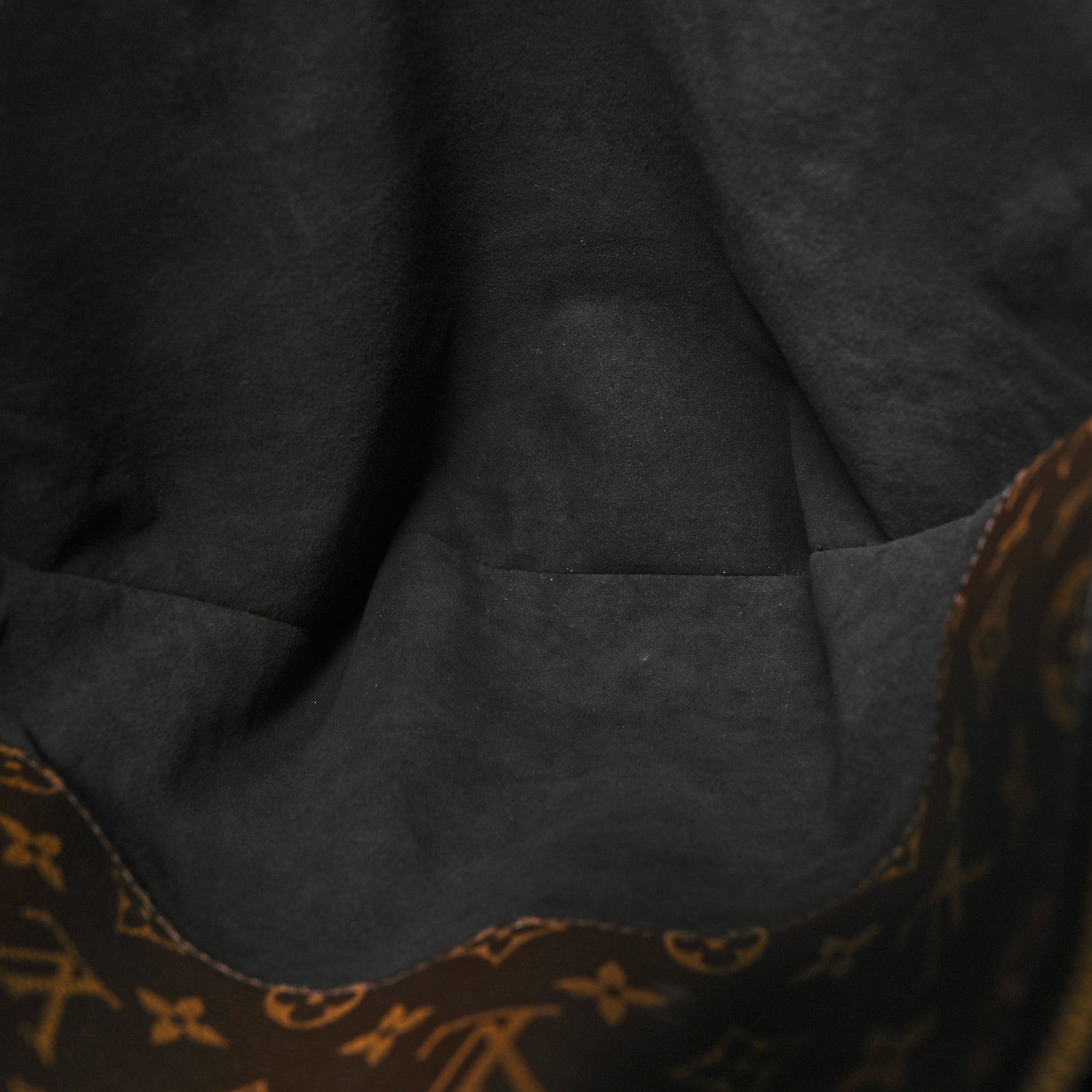 Louis Vuitton Monogram Flower Zipped Tote MM Black 6 of 11