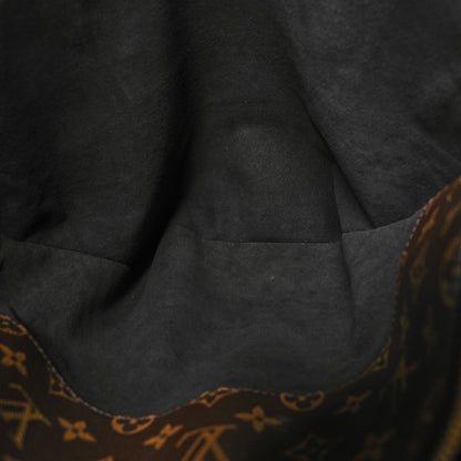 Louis Vuitton Monogram Flower Zipped Tote MM Black 6 of 11