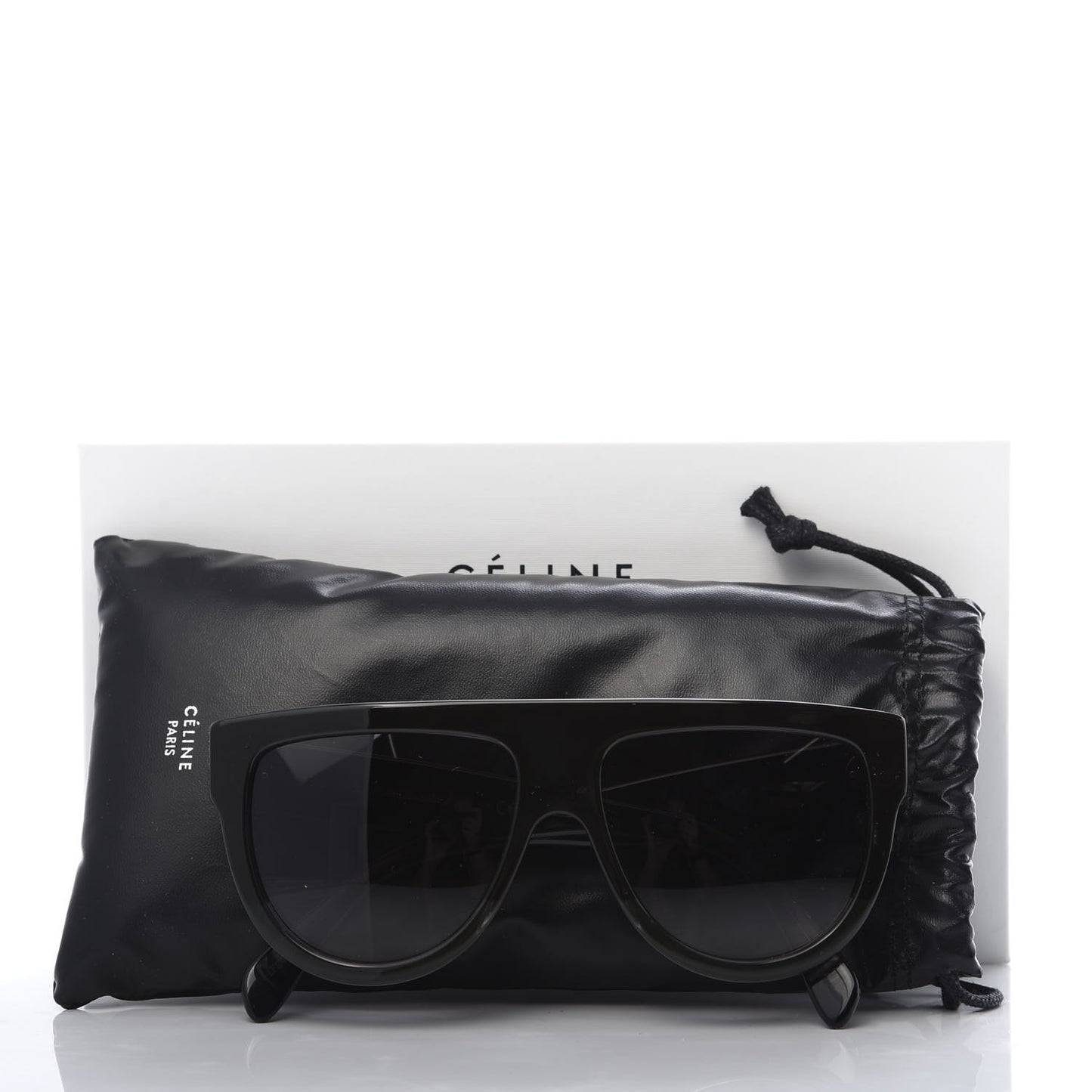 Acetate Aviator Sunglasses CL 40001I Black