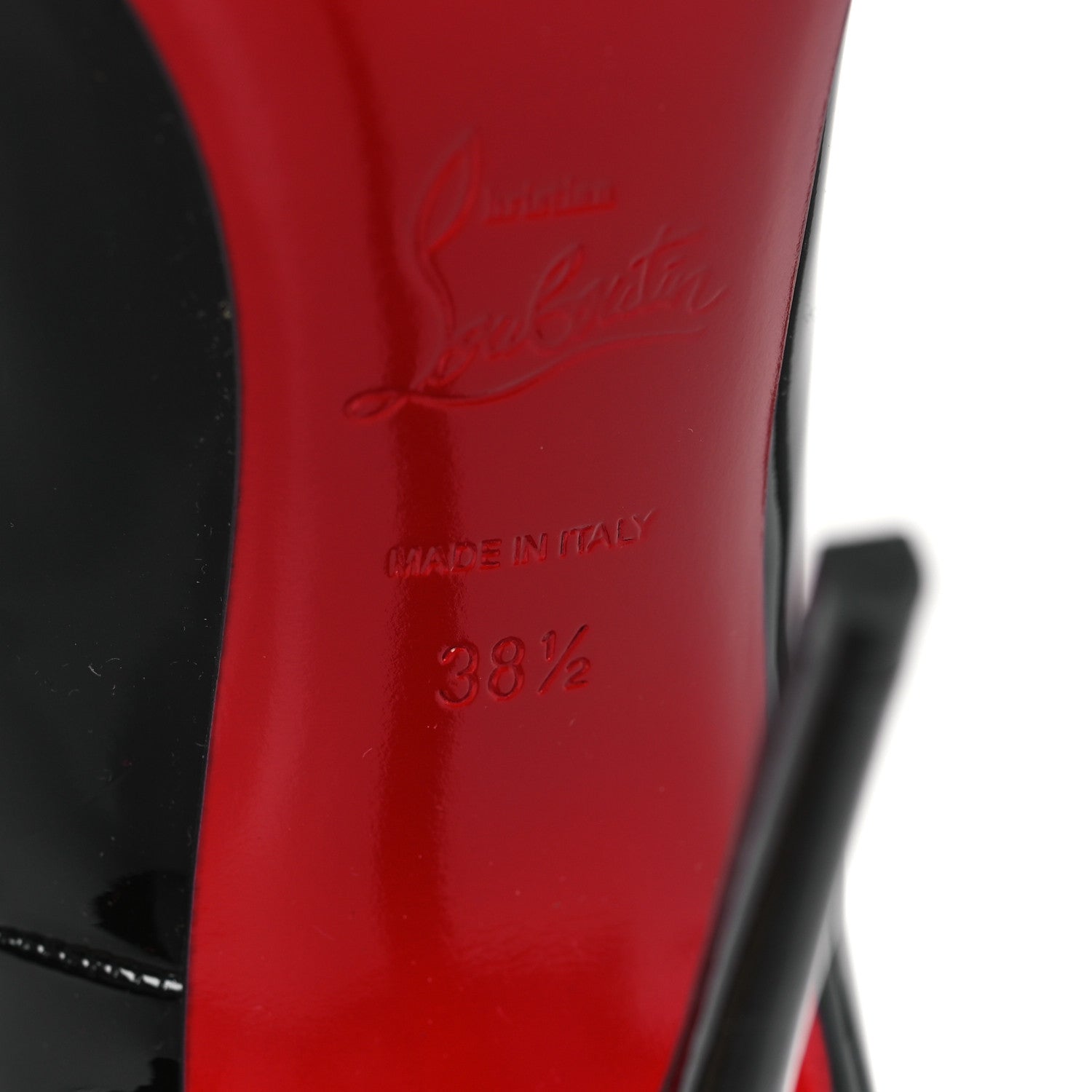Christian Louboutin Patent So Kate 120 Pumps 38.5 Black 7 of 10
