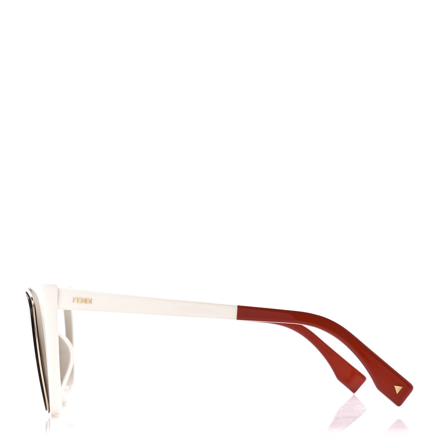 Fendi Cat Eye Paradeyes Sunglasses FF 0136/S White Red 3 of 7