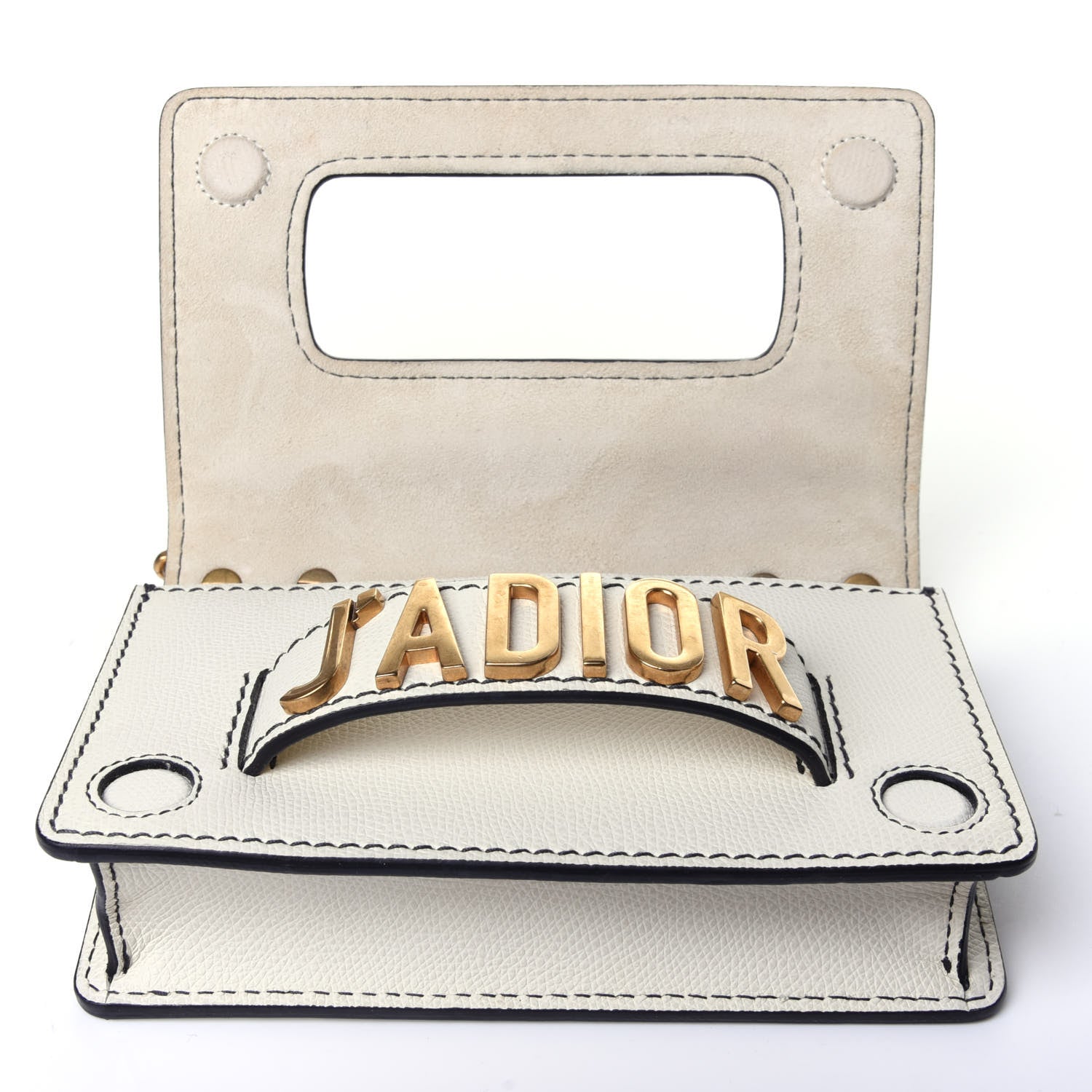 Christian Dior Calfskin J'Adior Chain Flap Bag Off White 9 of 11