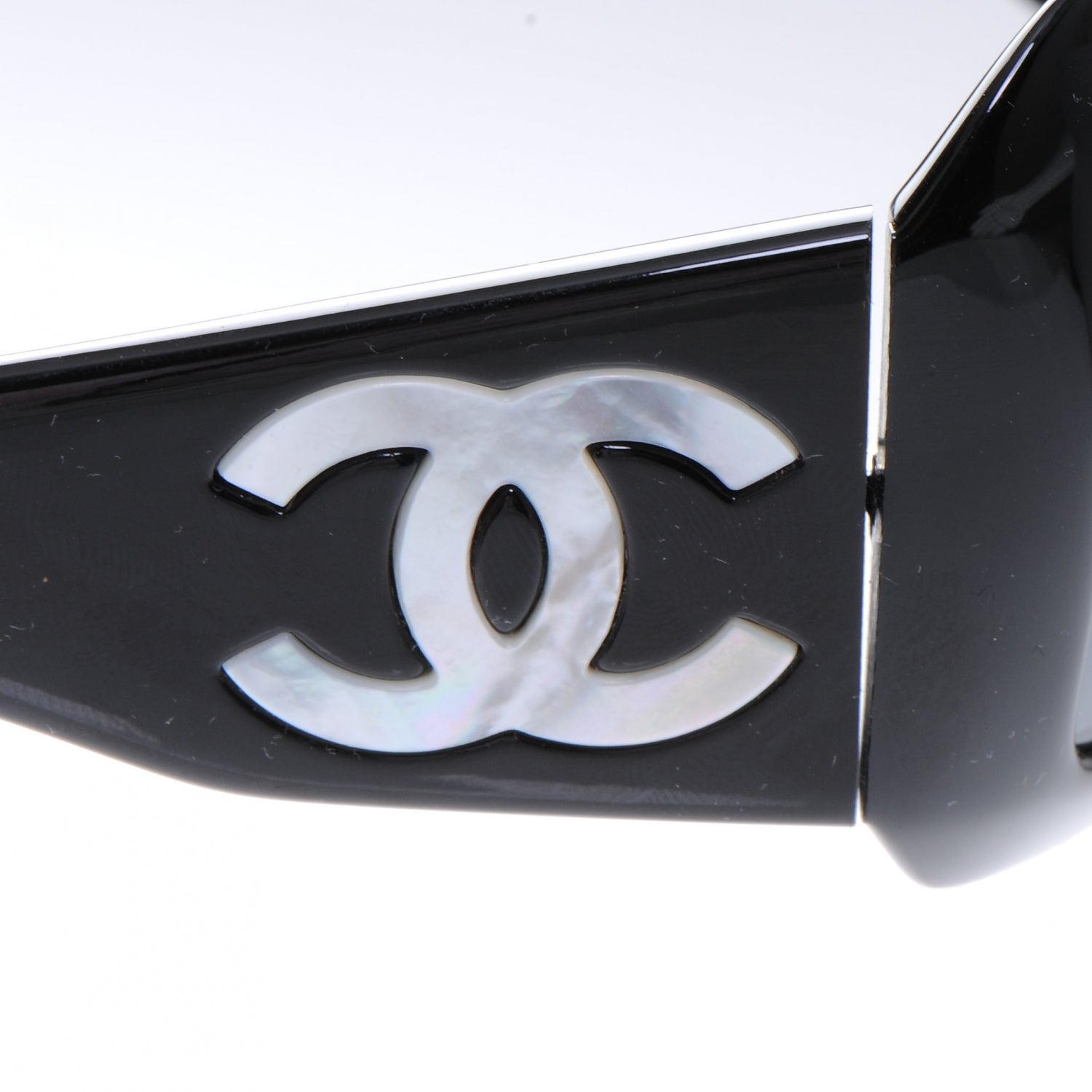Chanel Mother of Pearl CC Sunglasses 5076 Black 6 of 6