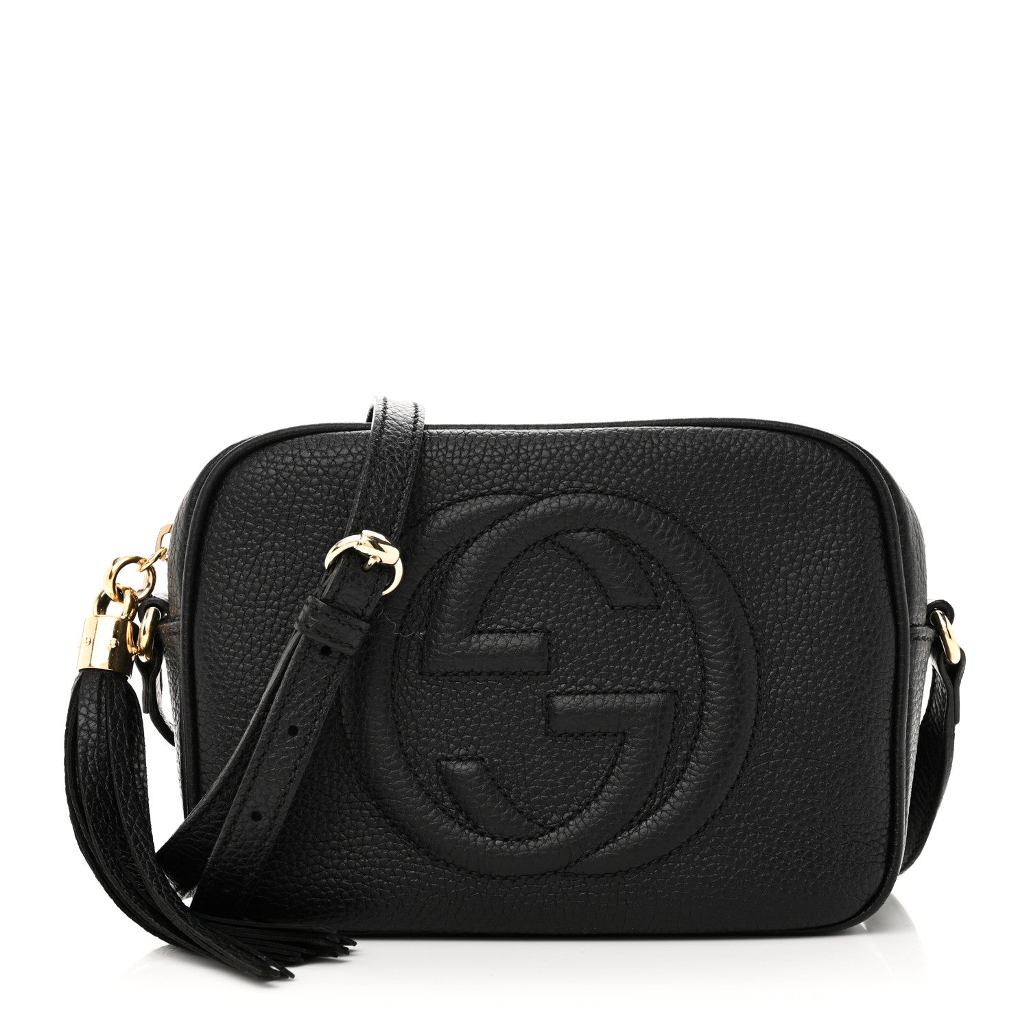 Gucci Pebbled Calfskin Small Soho Disco Bag Black 1 of 11
