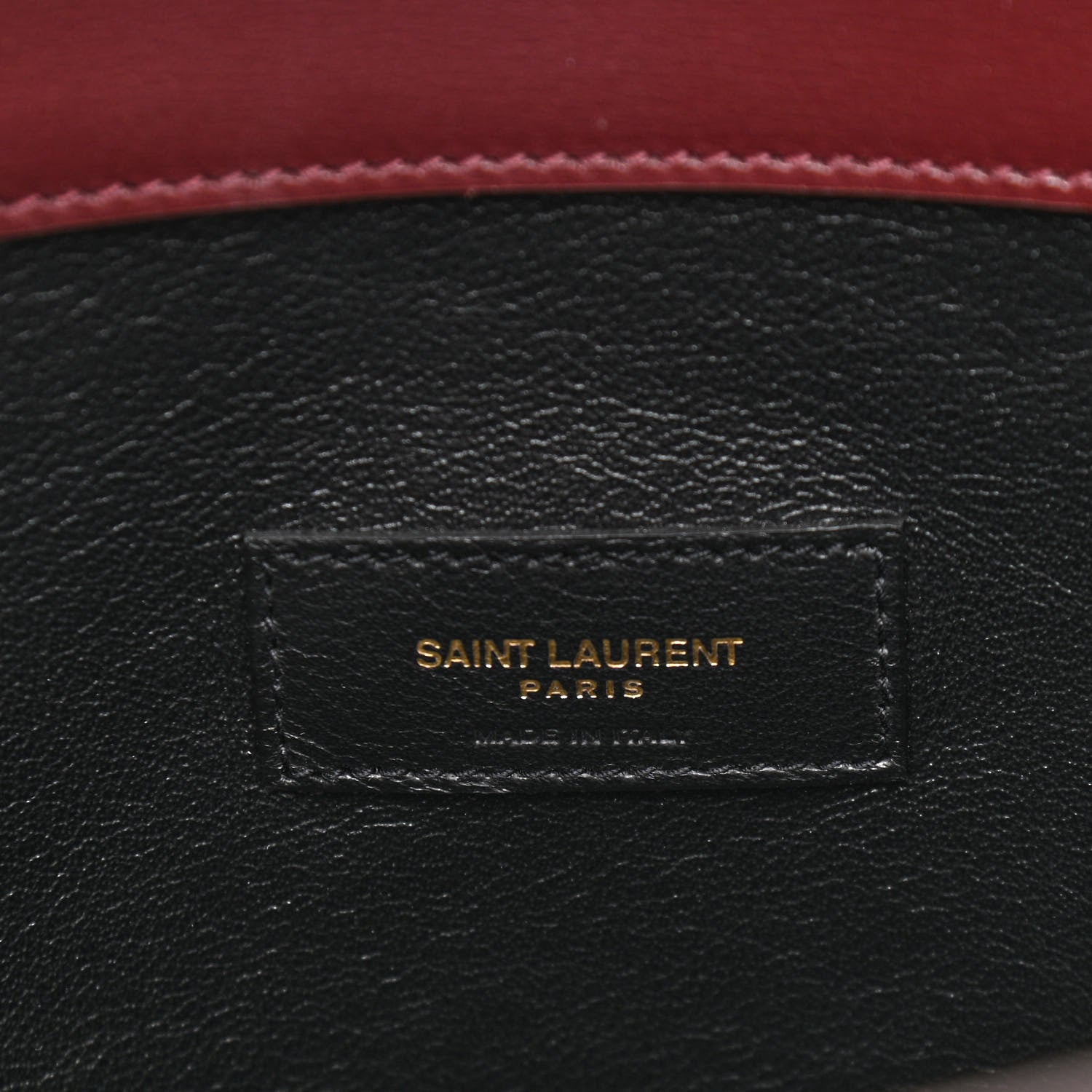 Saint Laurent Suede All-Over Monogram Convertible Tote Red 6 of 11