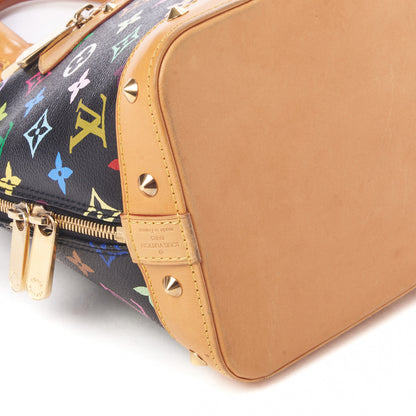 Louis Vuitton Monogram Multicolor Alma Black 6 of 9