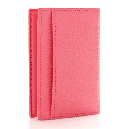 Chanel Caviar Timeless CC Card Holder Wallet Pink 3 of 9