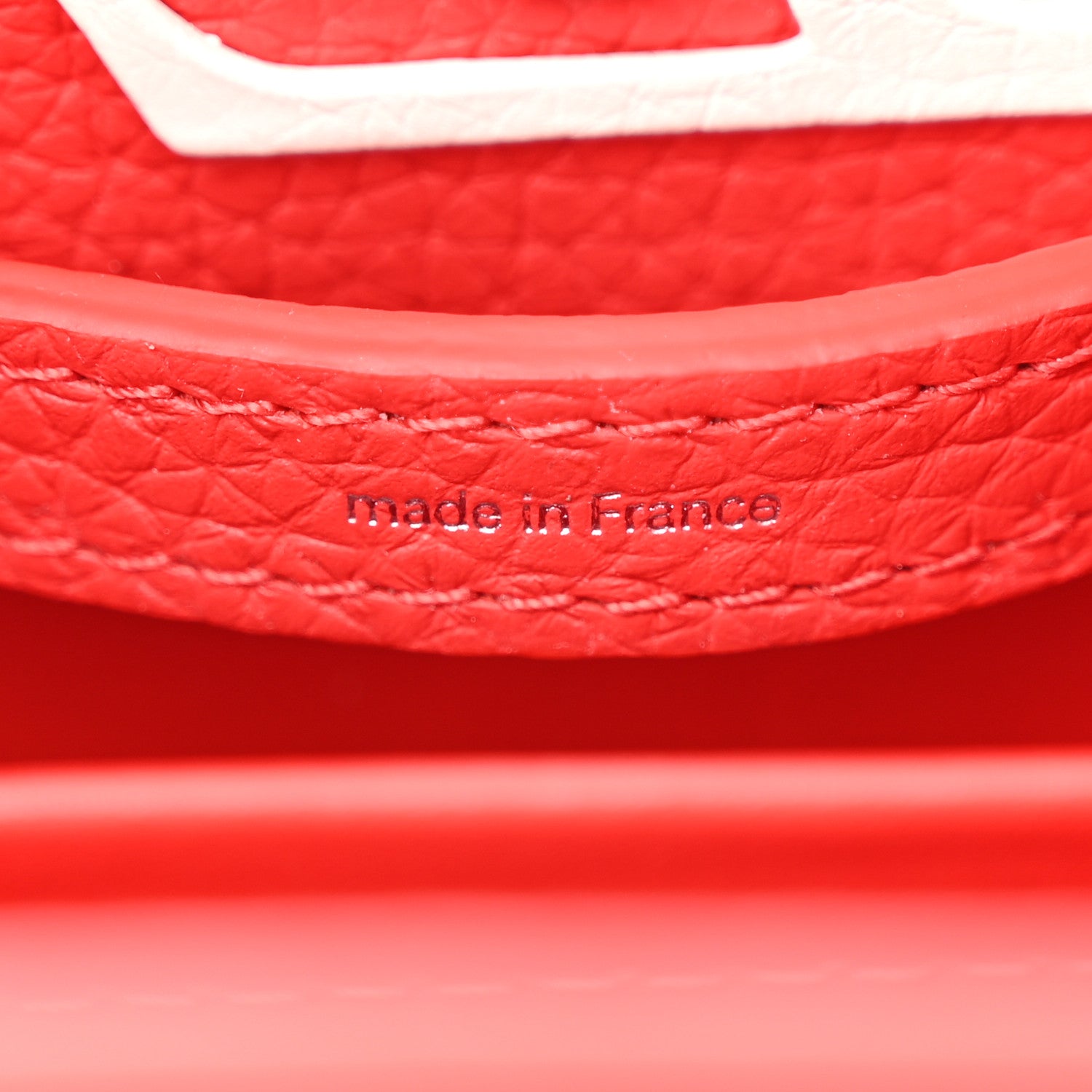 Louis Vuitton LV X YK Taurillon Capucines Mini Red White 7 of 11