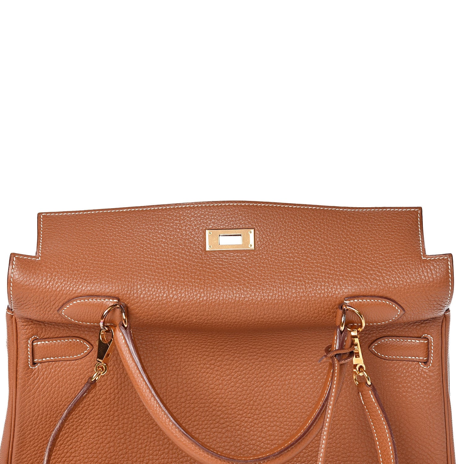 Hermes Togo Kelly Retourne 35 Gold 9 of 38