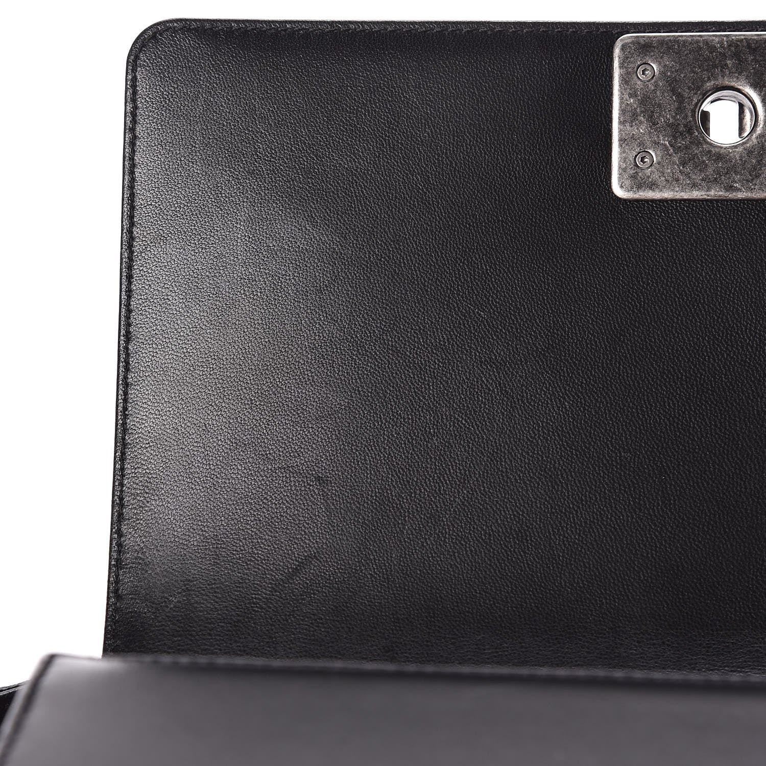 Chanel Lambskin Quilted Medium Boy Flap Black 7 of 15