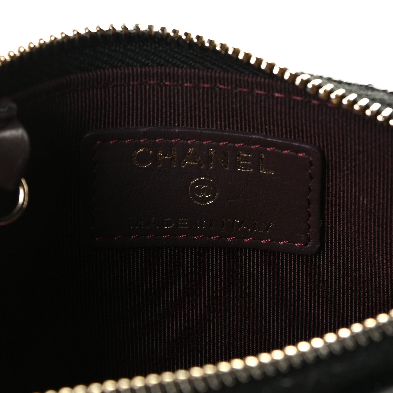 Chanel Caviar Quilted Key Holder Case Black 6 of 7