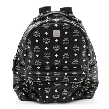 MCM Visetos Medium Stark Backpack Black 1 of 14