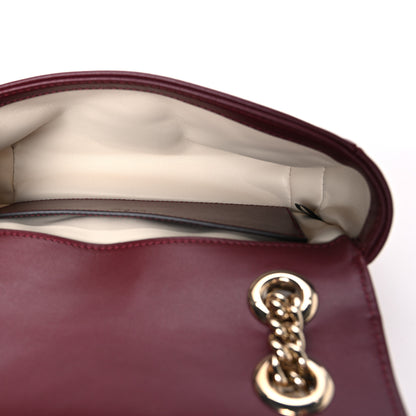 Gucci Calfskin Matelasse Mini GG Marmont Shoulder Bag Rosso Ancora 5 of 10