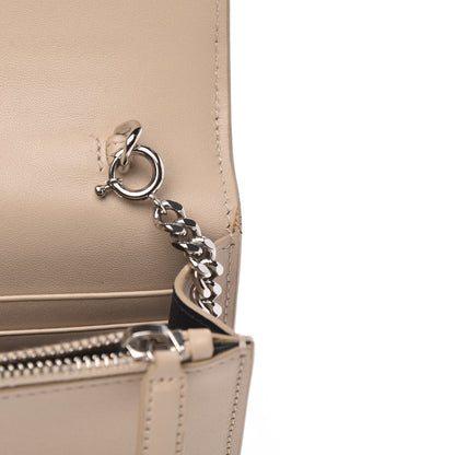 Saint Laurent Smooth Calfskin Classic Monogram Kate Tassel Chain Wallet Nude Powder 10 of 12