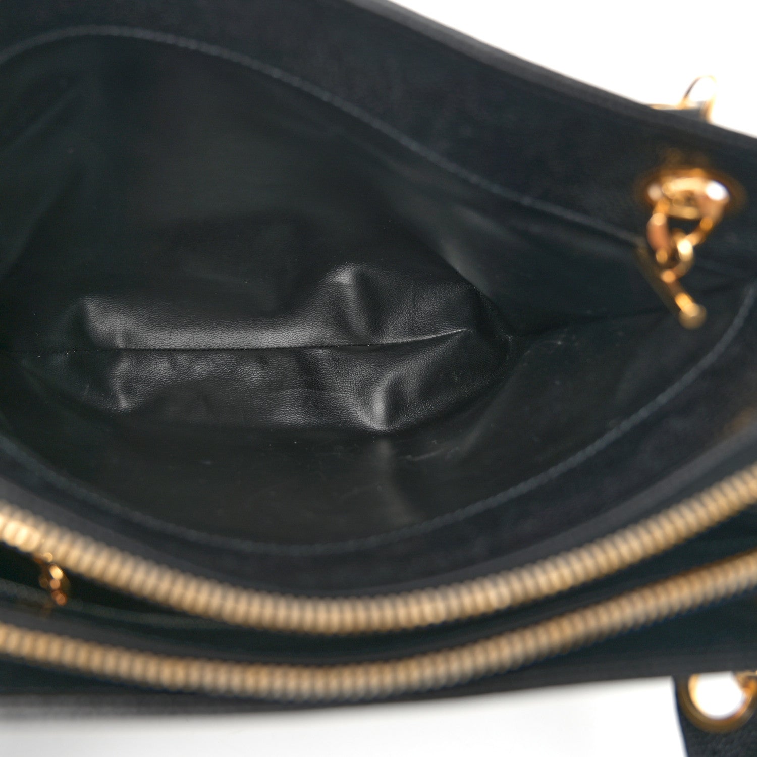 Chanel Caviar Large CC Shoulder Bag Black 5 of 11