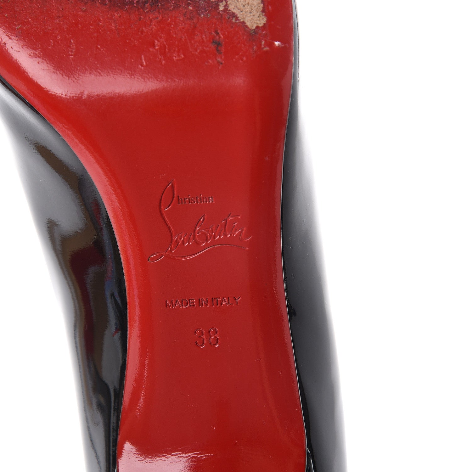 Christian Louboutin Patent Simple 70 Pumps 38 Black 7 of 7