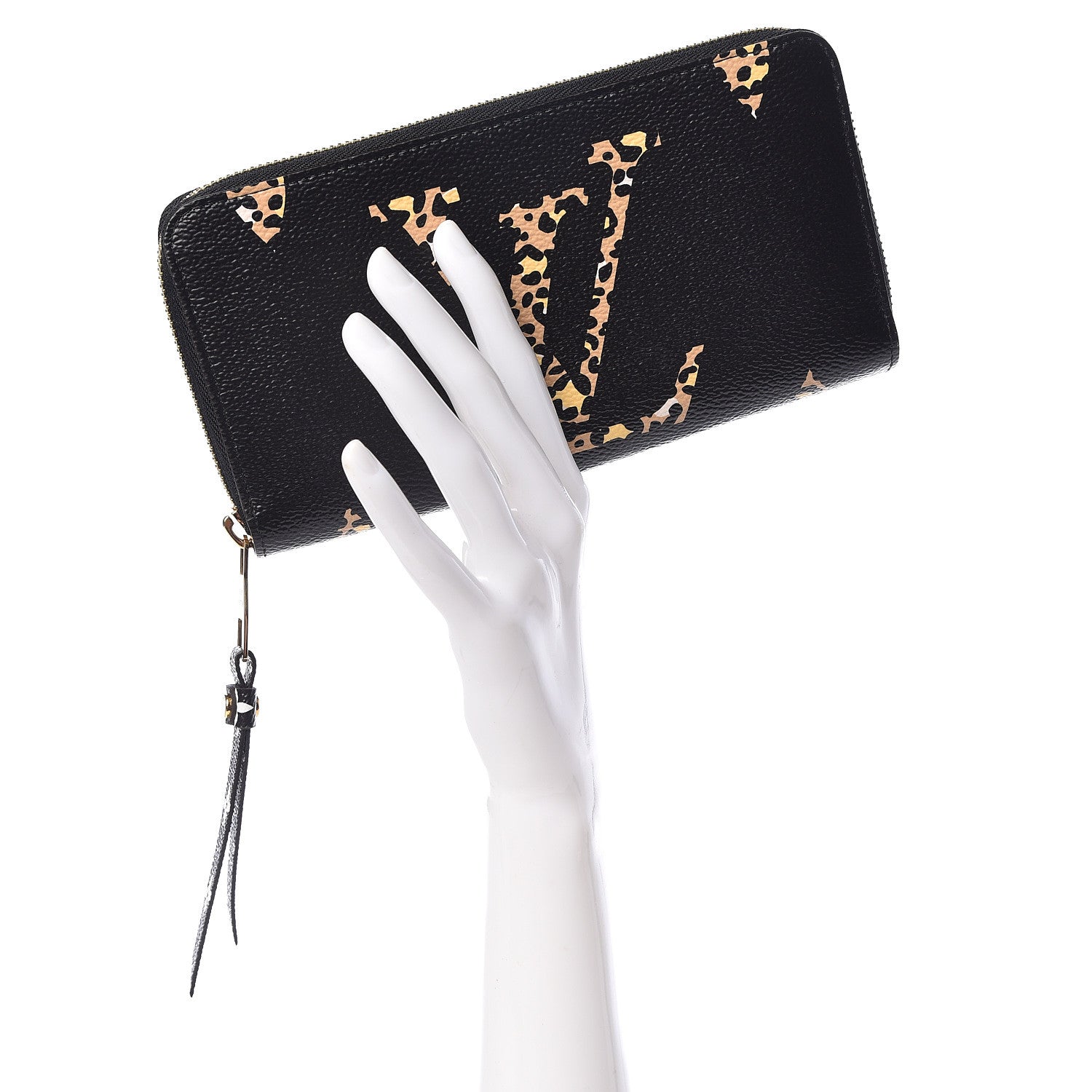 Louis Vuitton Monogram Giant Jungle Zippy Wallet Black 2 of 6