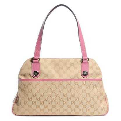 Gucci Monogram Medium Charmy Shoulder Bag Pink 1 of 7