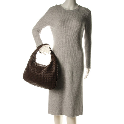 Bottega Veneta Nappa Intrecciato Medium Veneta Hobo Ebano 2 of 8