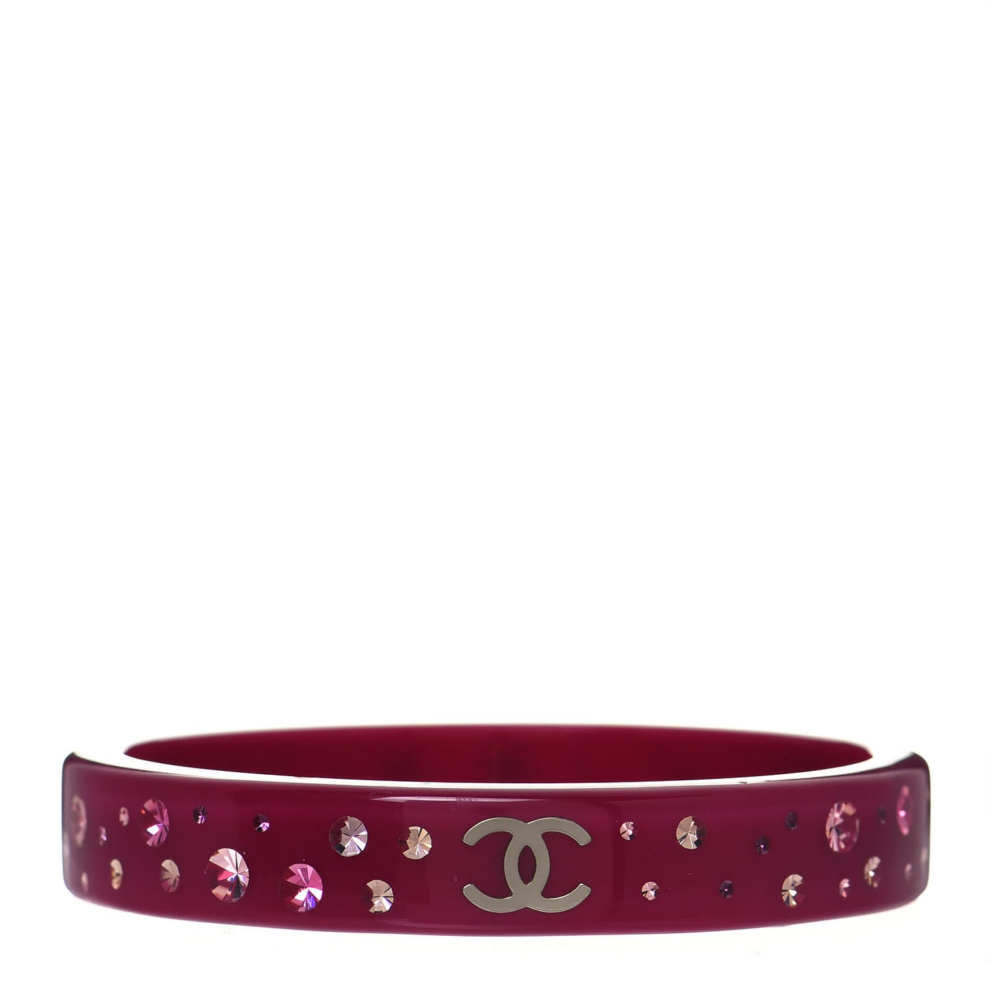 Resin Crystal CC Bangle Pink