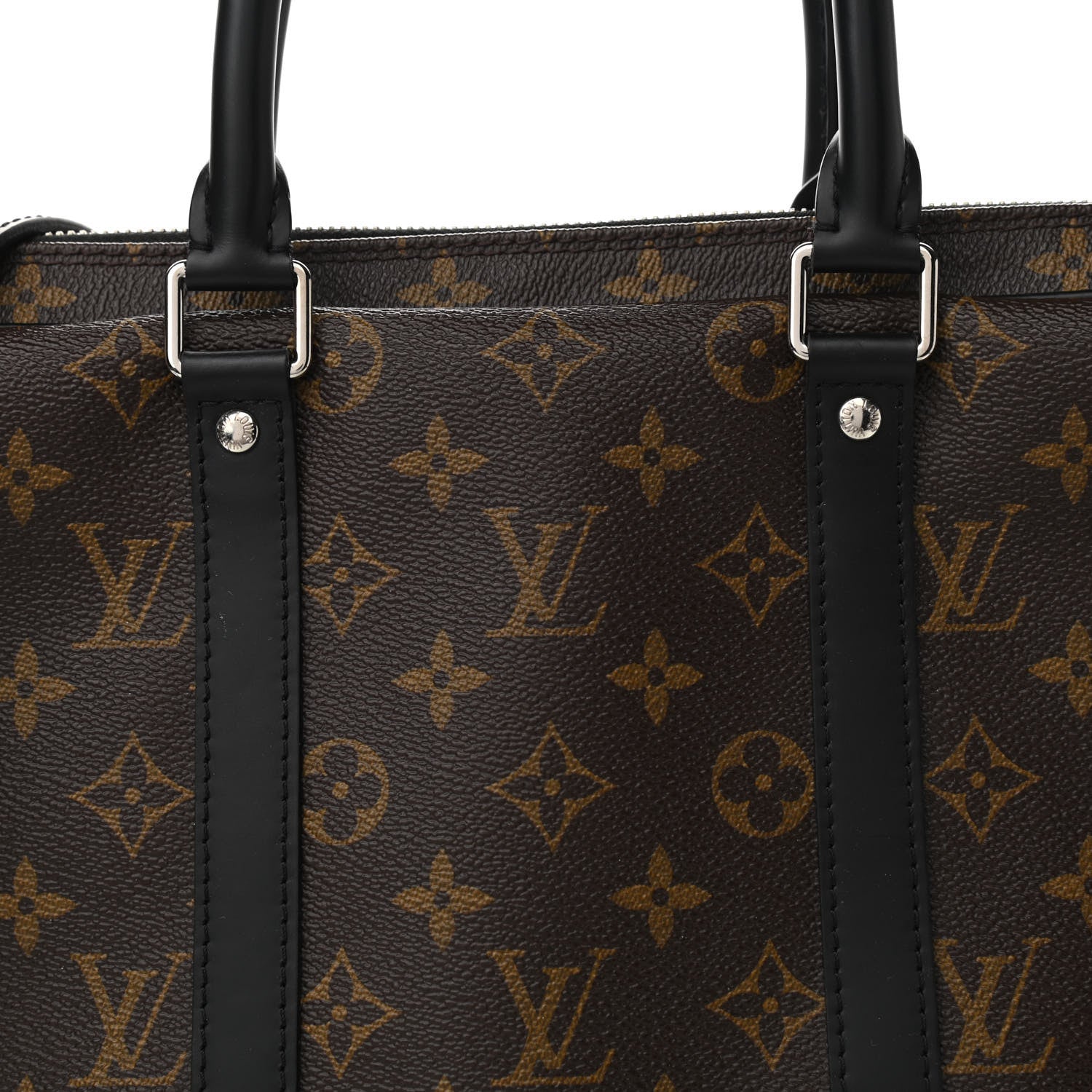 Louis Vuitton Monogram Macassar Porte-Documents Voyage PM 9 of 9
