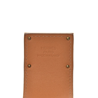 Hermes Natural Barenia Kelly Dog Cuff T3 Fauve 5 of 6