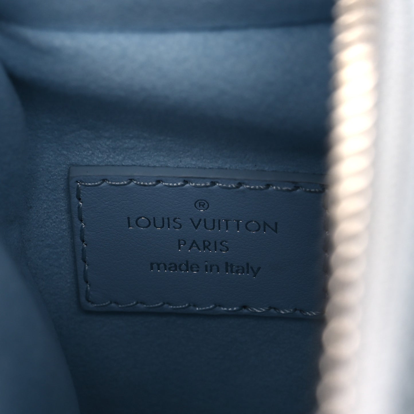 Calfskin Side Trunk PM Blue