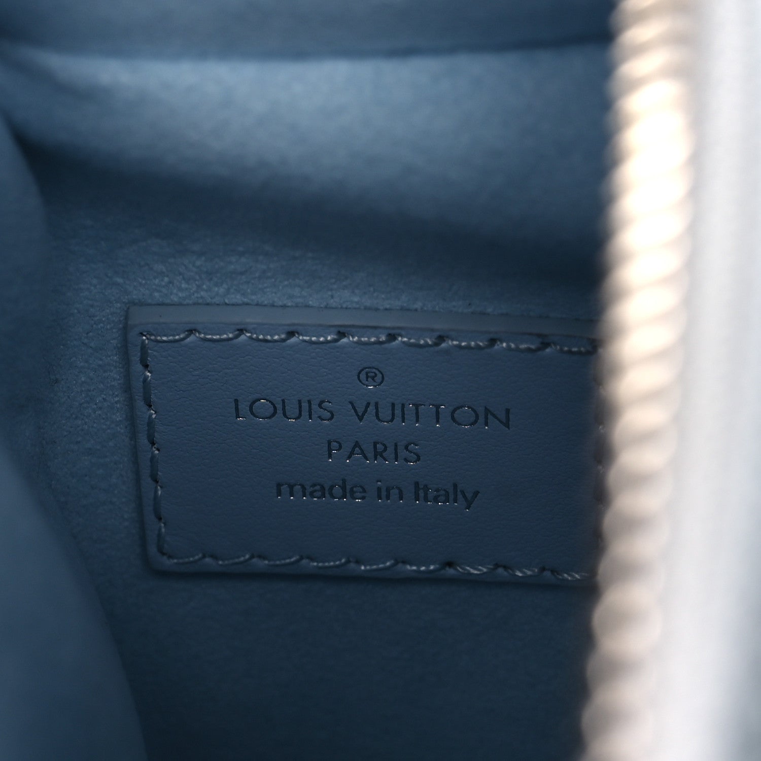 Louis Vuitton Calfskin Side Trunk PM Blue 6 of 13