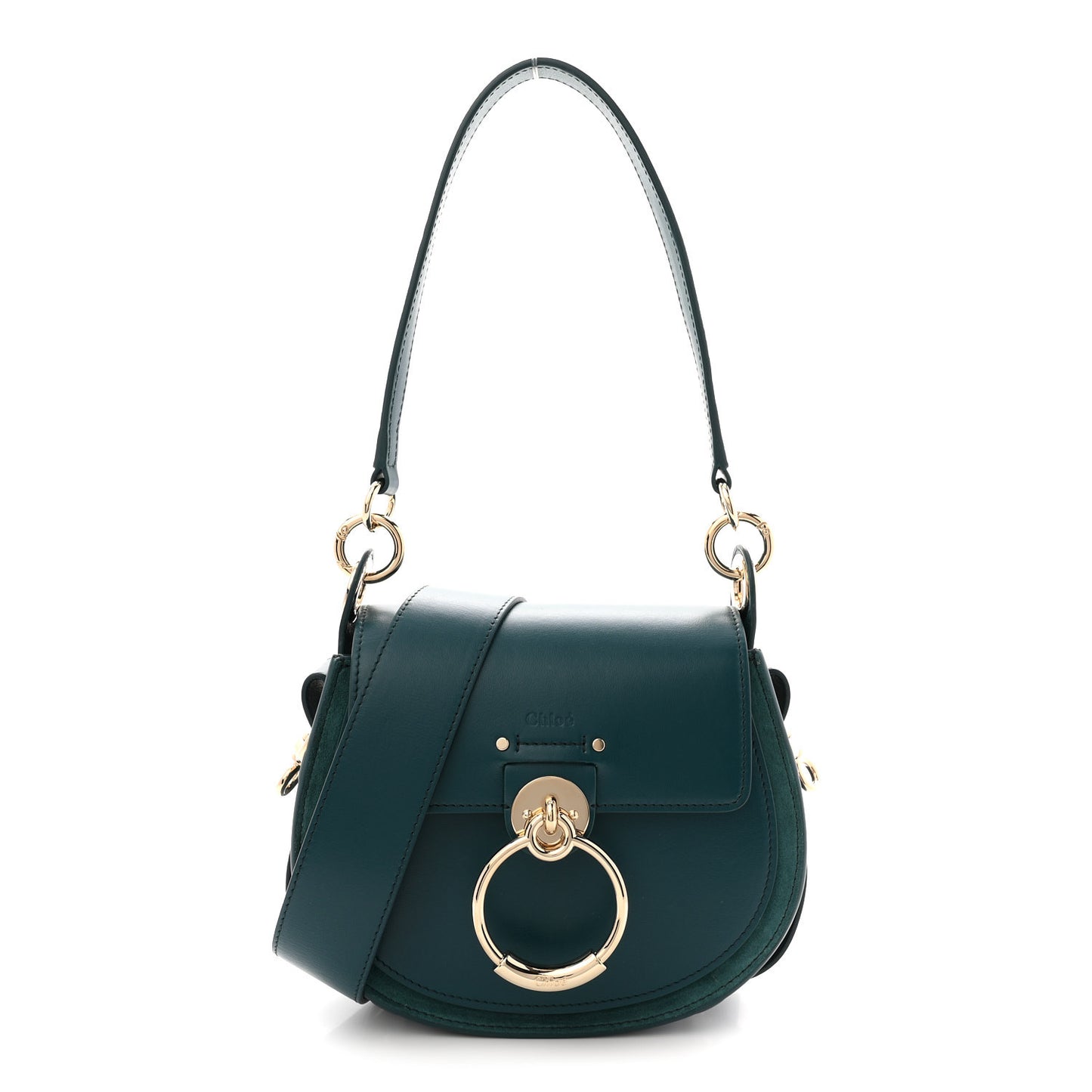 Calfskin Small Tess Bag Rain Forest