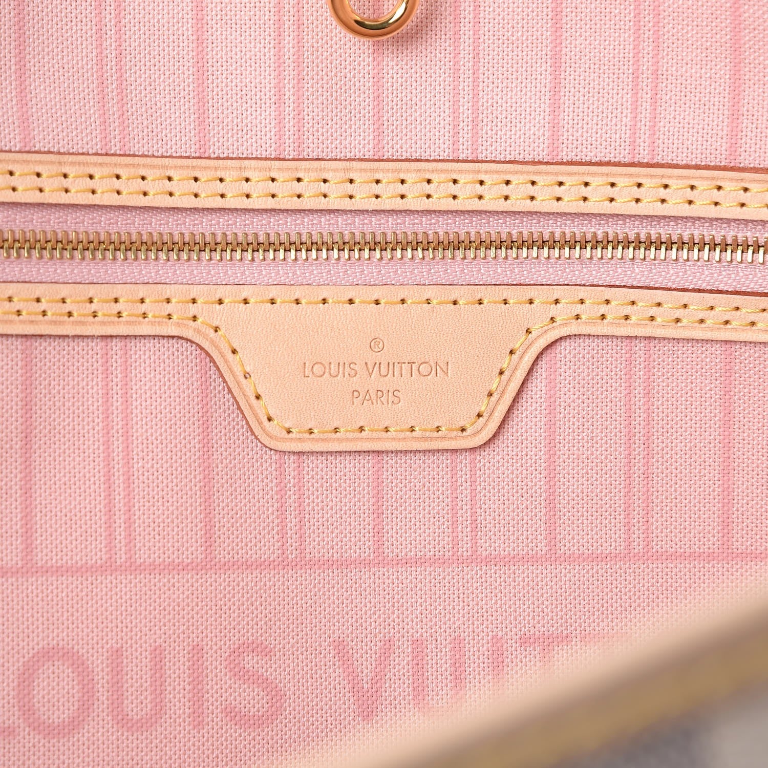 Louis Vuitton Damier Azur Neo Neverfull MM Rose Ballerine 6 of 7