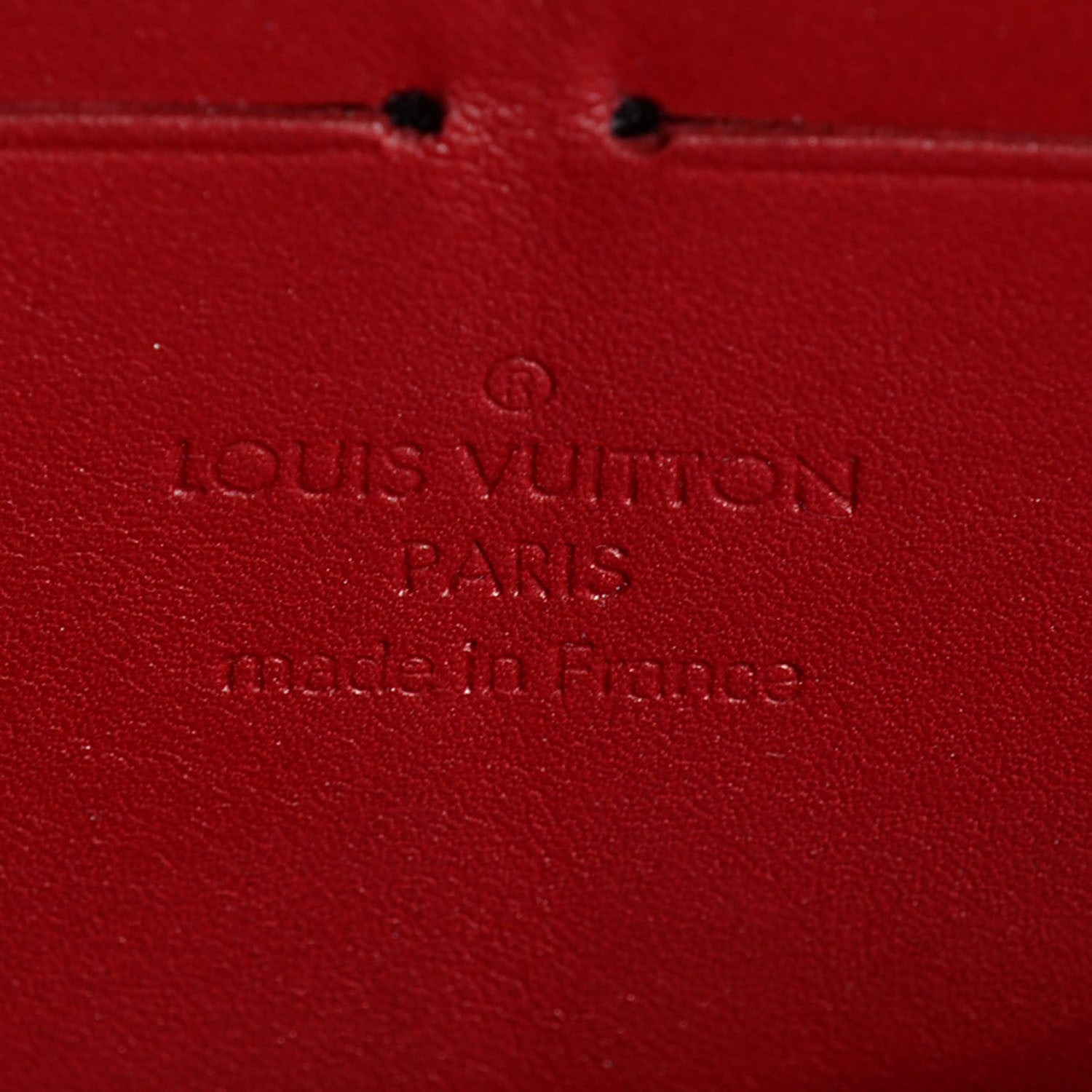 Louis Vuitton Vernis Rayures Zippy Wallet Pomme D'Amour 5 of 6