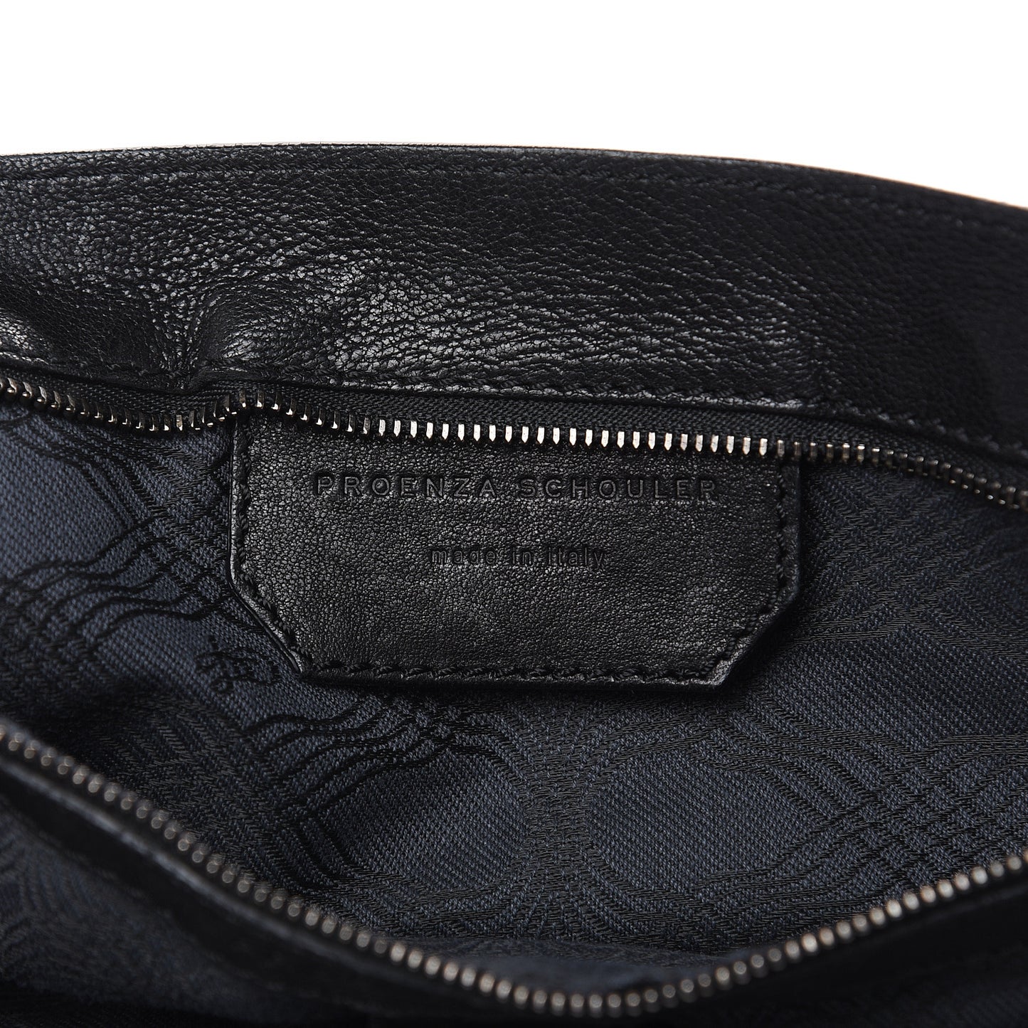 Lambskin PS1 Large Satchel Black