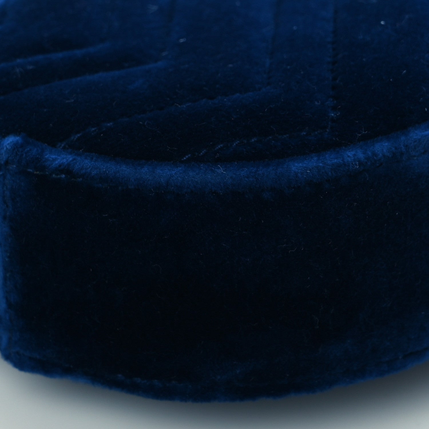 Gucci Velvet Matelasse GG Marmont Belt Bag 95 38 Cobalt Blue 10 of 11