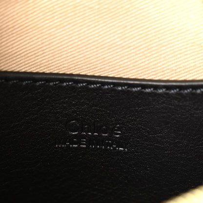 Chloe Smooth Calfskin Little Horses Embroidered Signature Belt Bag Black 6 of 9