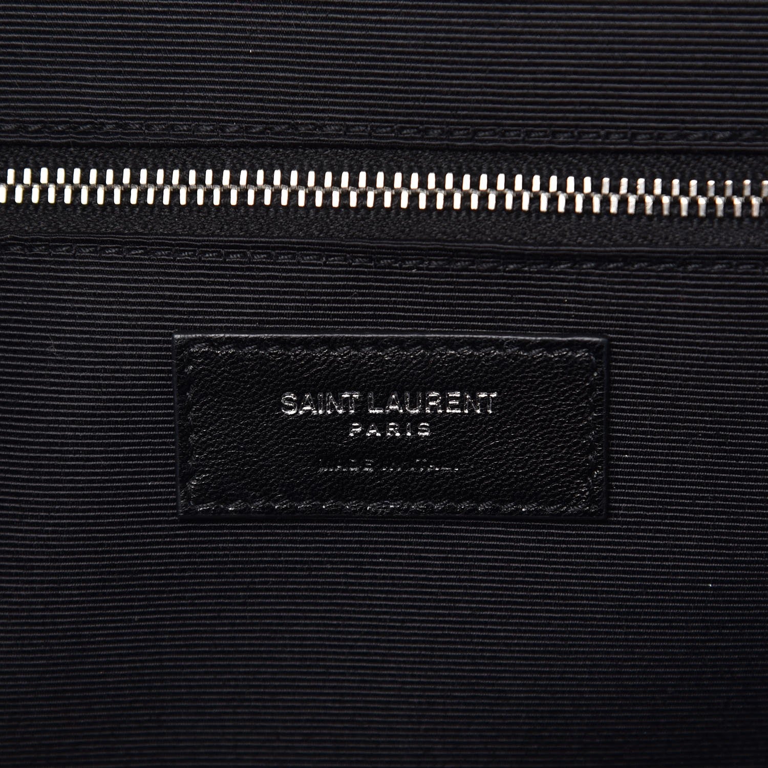 Saint Laurent Grain De Poudre Large Tri-Quilt Monogram Satchel Black 6 of 7
