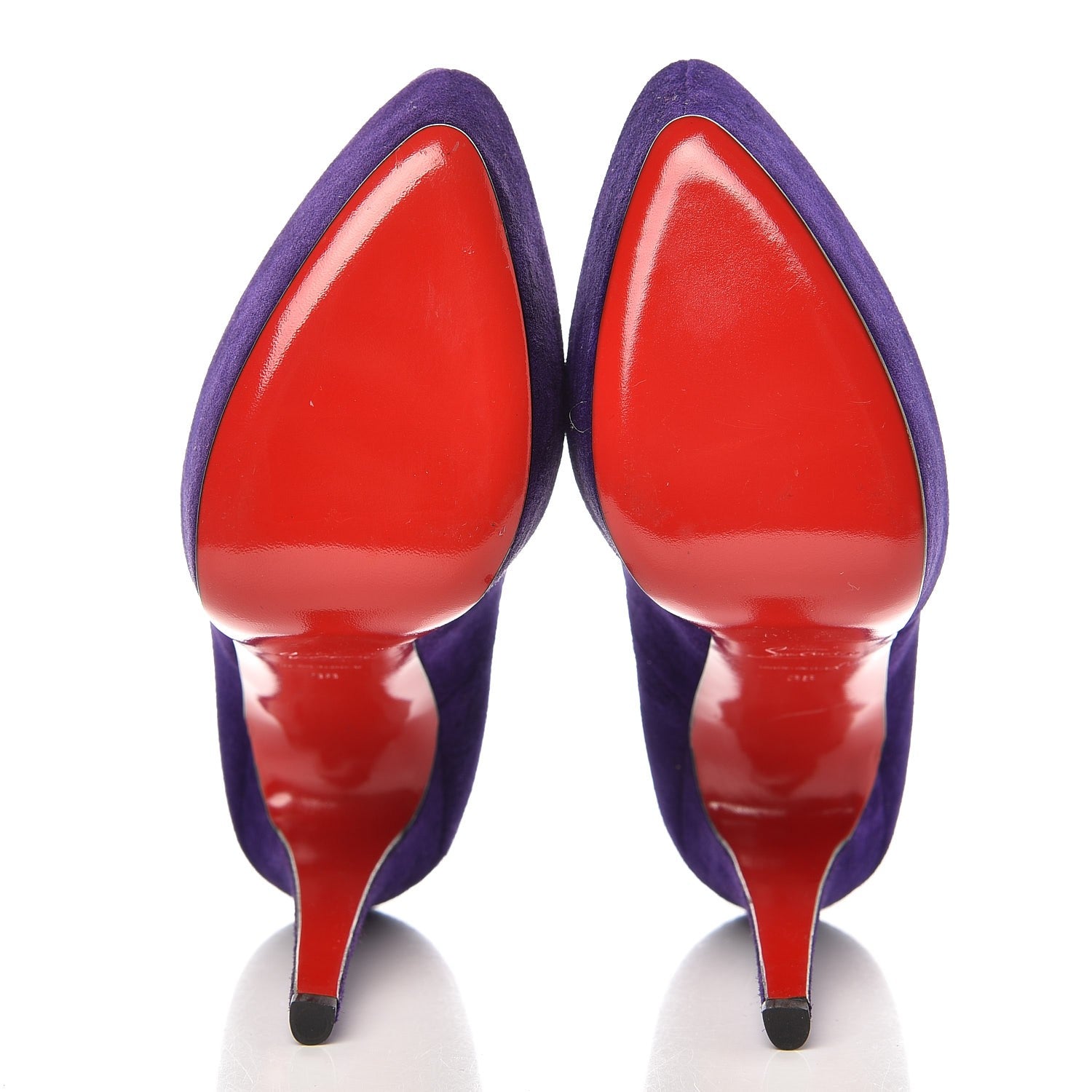 Christian Louboutin Suede Daffodile 160 Pumps 38 Violet 5 of 7